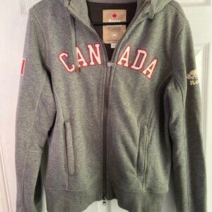 Ladies Grey Canada Hoody by Roots